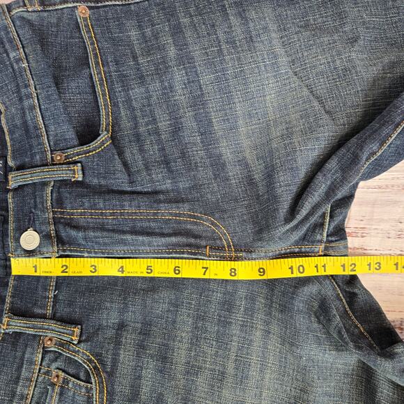 Lucky Brand Men's 121 Slim Straight Jeans 34X32 Faded Whiskered Denim Basic NWT - Picture 13 of 15